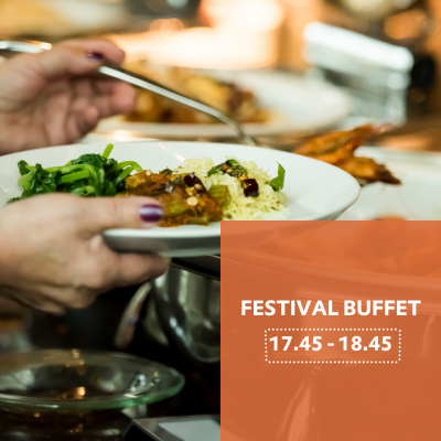 Festival Buffet 17.45 - 18.45 bij de voorstelling Tributefest